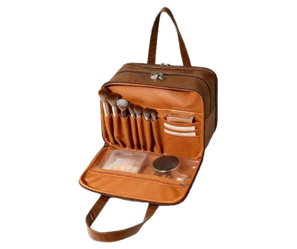 Nianduoduo Portable Waterproof Toiletry Bag: Large-Capacity Travel Cosmetic Bag with Multiple Compartments.