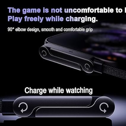Foldable Fast Charge Cable. Multi-Functional Invisible Stand Charging Cable for Smartphones, Tablets, Laptops