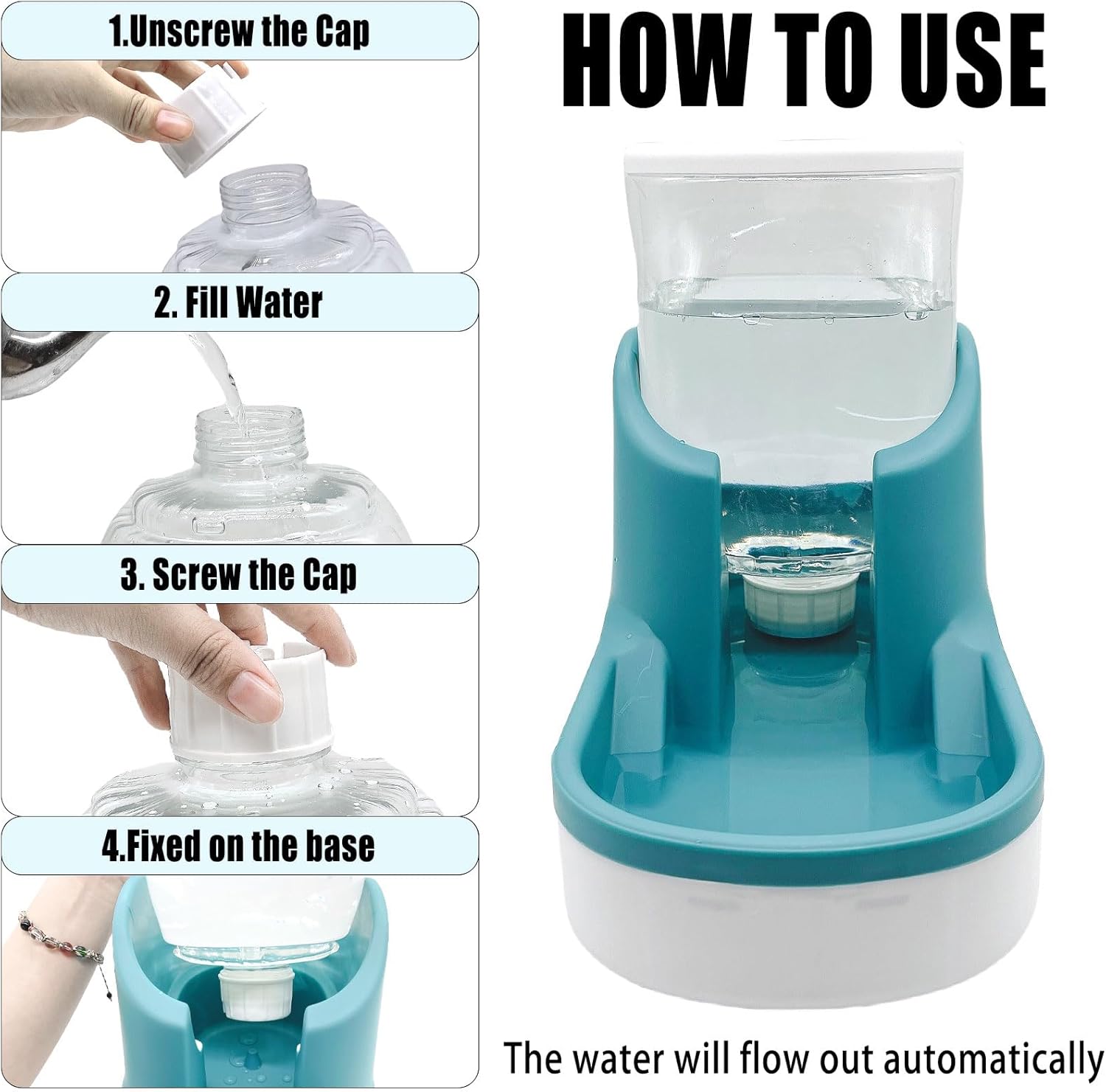 Automatic Cat Feeder and Water Dispenser