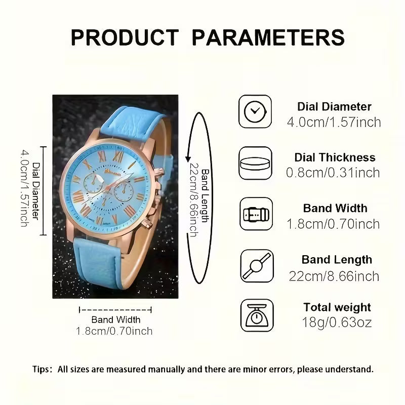 Elegant Women's Watch Jewelry Set, Quartz Watch with Heart Pendant Necklace, Bracelets, and Earrings, Ideal for Mother's Day, Valentine's, Easter Gift Perfect Gift for Her