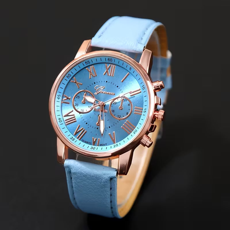 Elegant Women's Watch Jewelry Set, Quartz Watch with Heart Pendant Necklace, Bracelets, and Earrings, Ideal for Mother's Day, Valentine's, Easter Gift Perfect Gift for Her