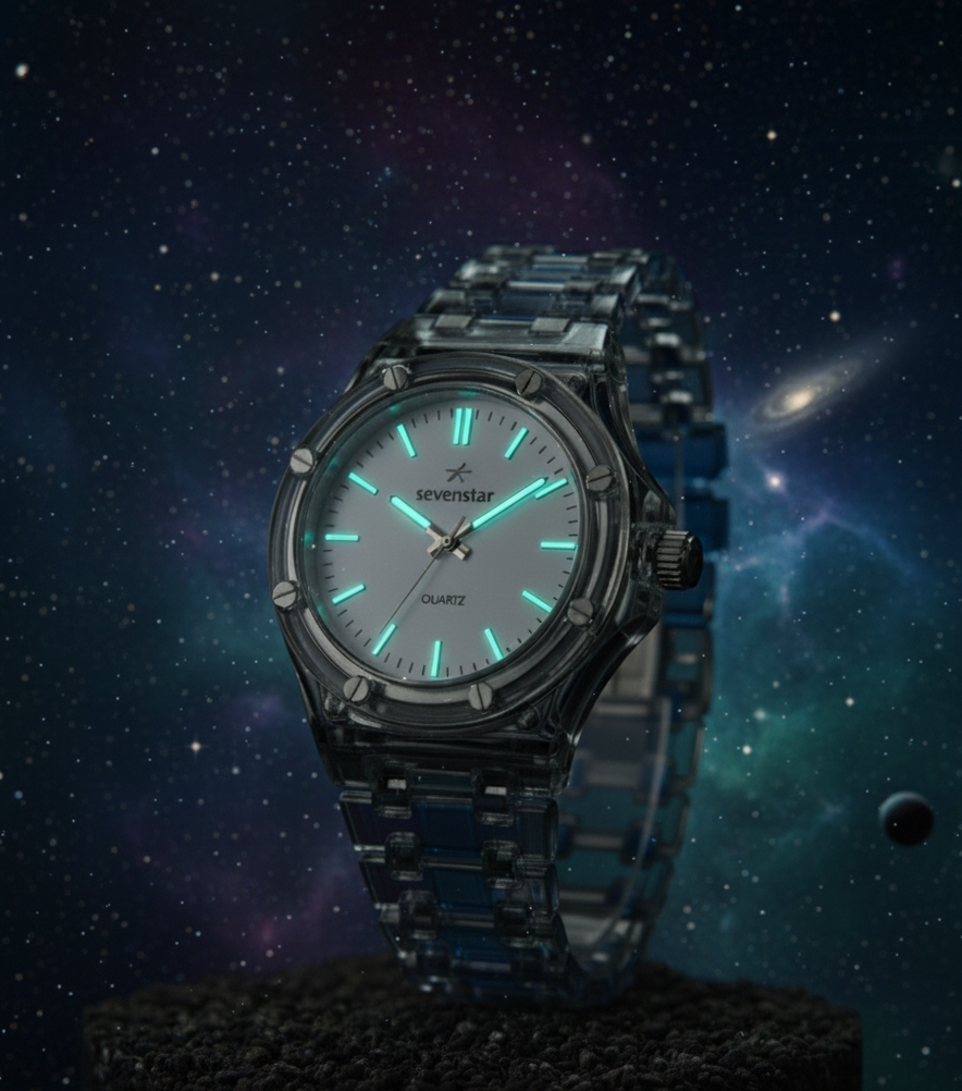 Seven Star Transparent Watch