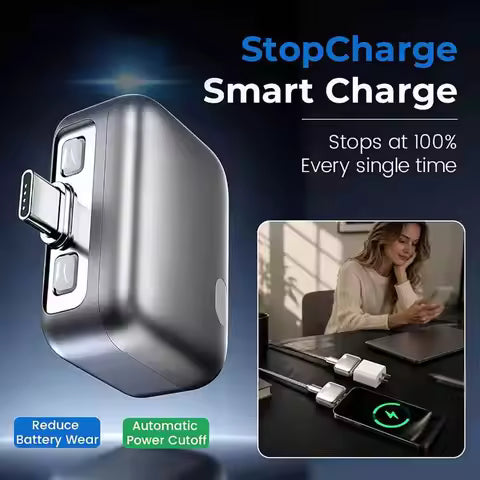 Premium Auto Disconnect Charger Adapter Type-C Charging Separator.