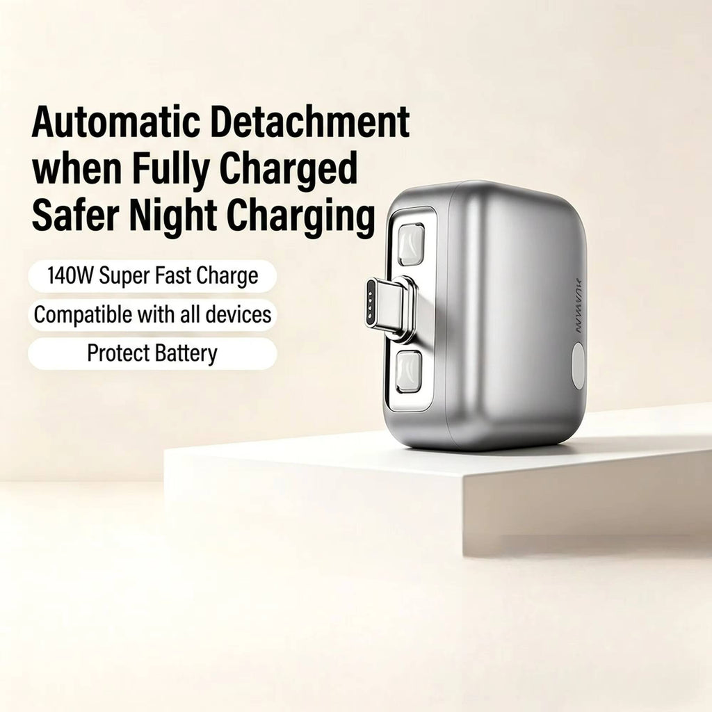 Premium Auto Disconnect Charger Adapter Type-C Charging Separator.