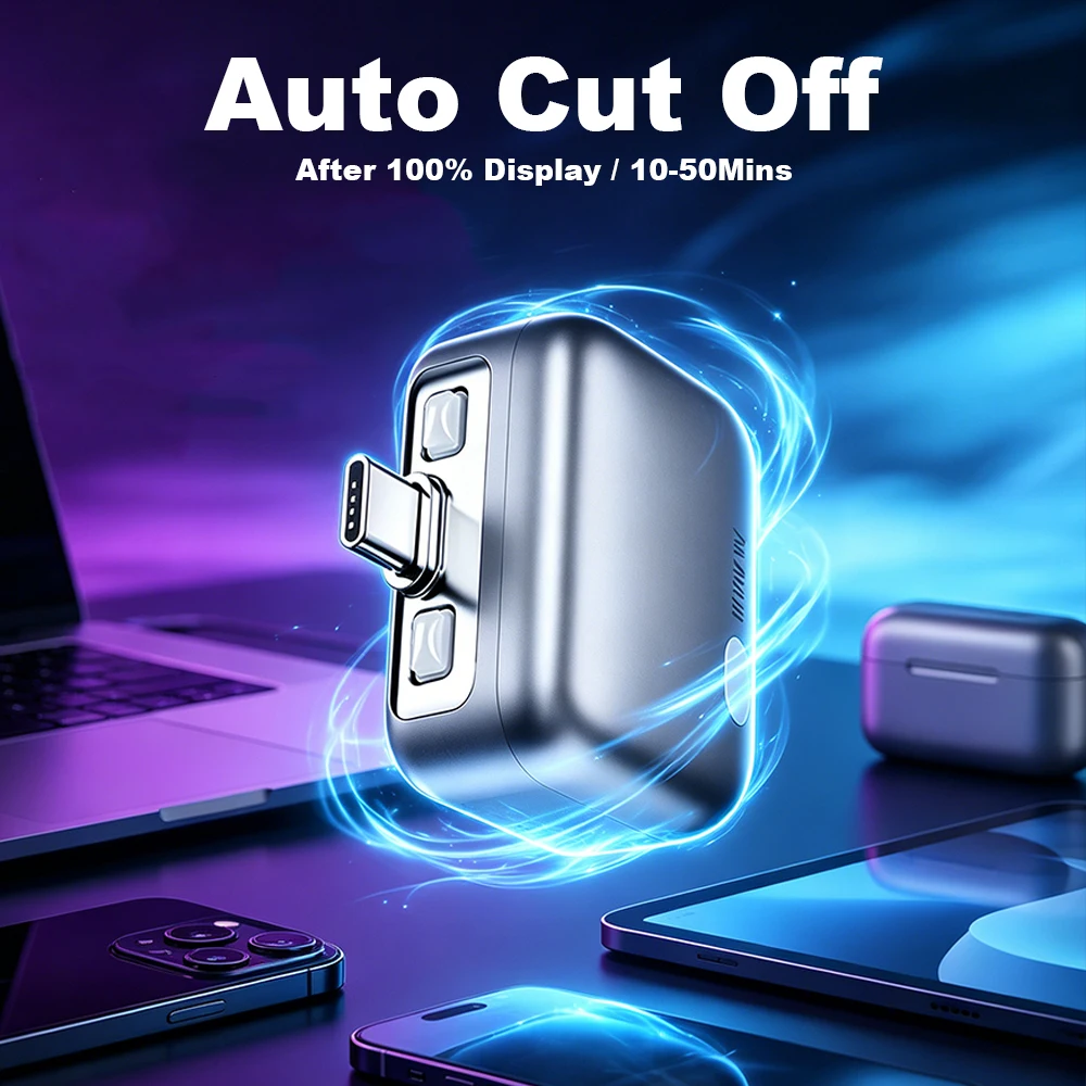 Premium Auto Disconnect Charger Adapter Type-C Charging Separator.