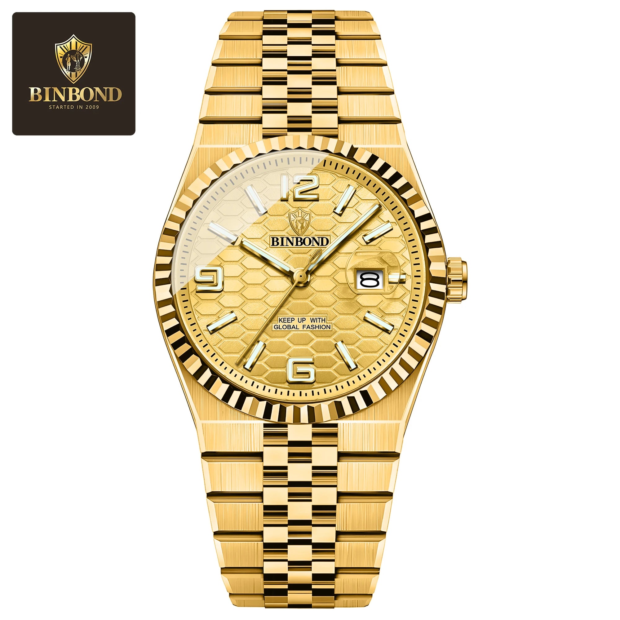 BINBOND Luxury Men Quartz Watch