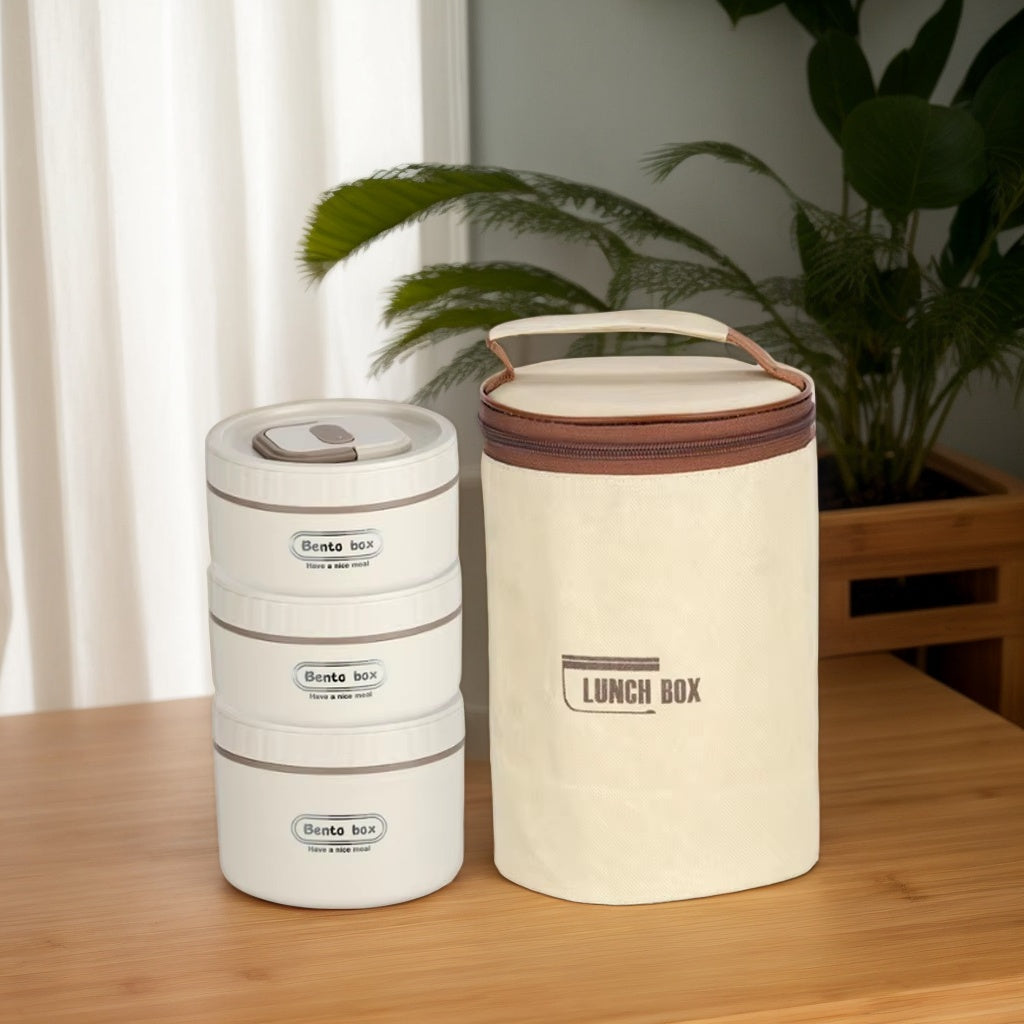 Portable Stackable Keep Warm Food Container for Work, Outdoor Dining