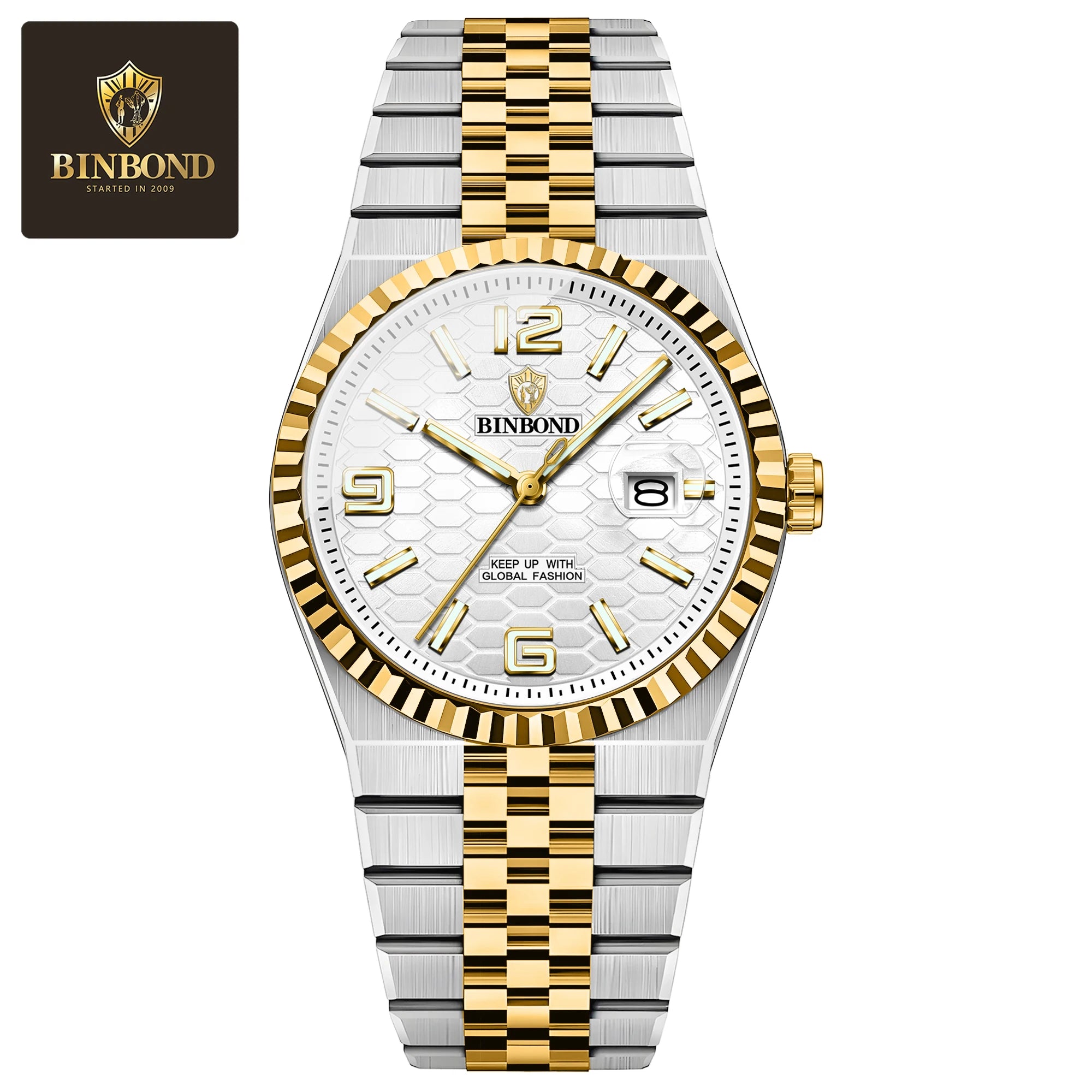 BINBOND Luxury Men Quartz Watch