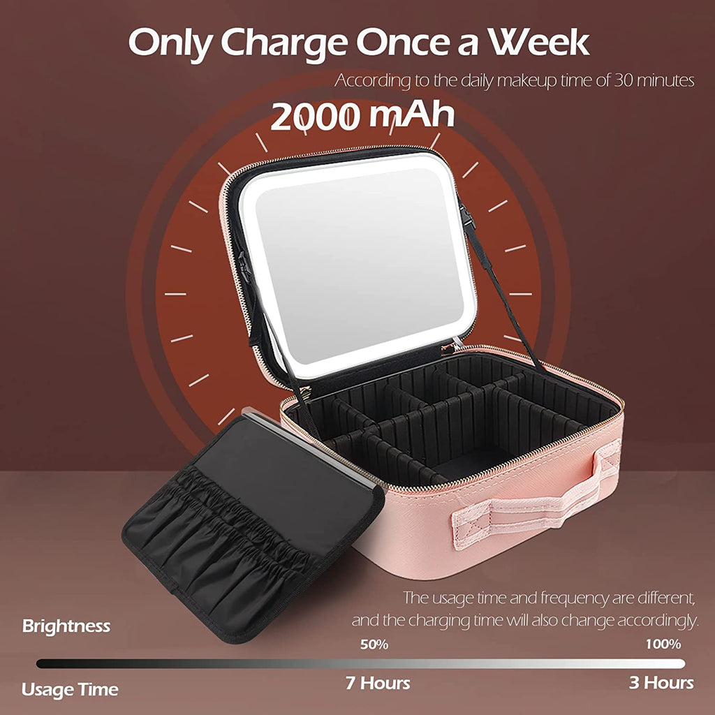 Stylish LED Makeup Bag