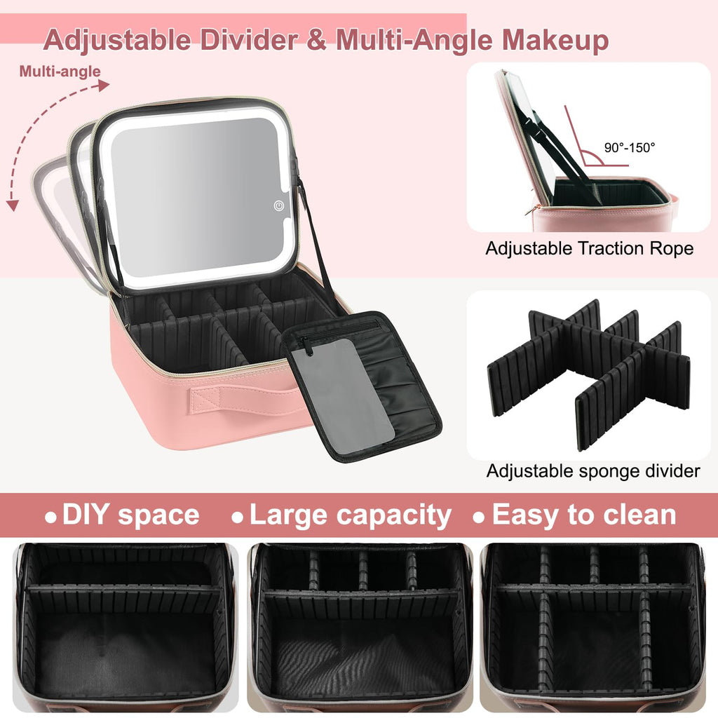 Stylish LED Makeup Bag