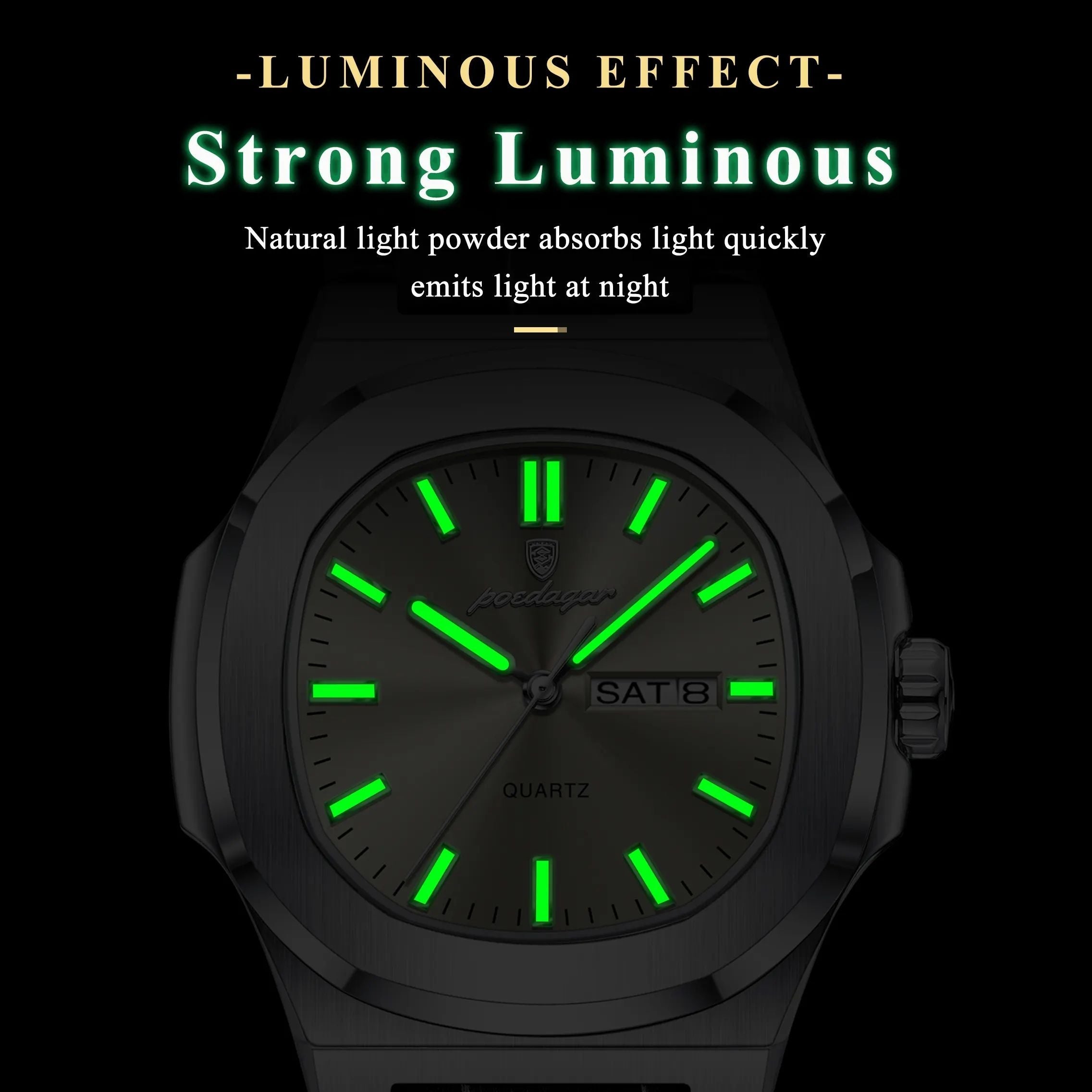 POEDAGAR 853 Deep Waterproof Watch.