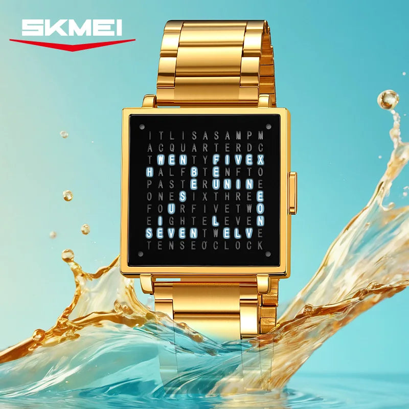 LED Letters Watch (SKEMI)