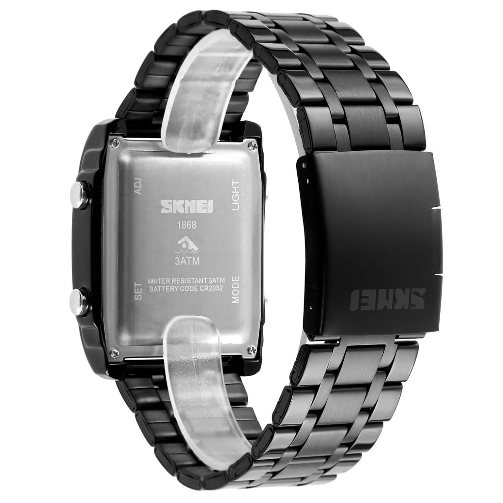SKMEI BRANDED  Dual Time Unique Design Viral  Watch
