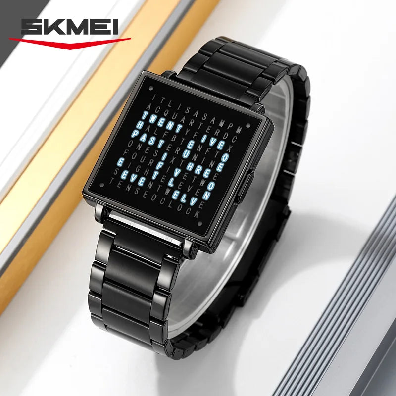 LED Letters Watch (SKEMI)