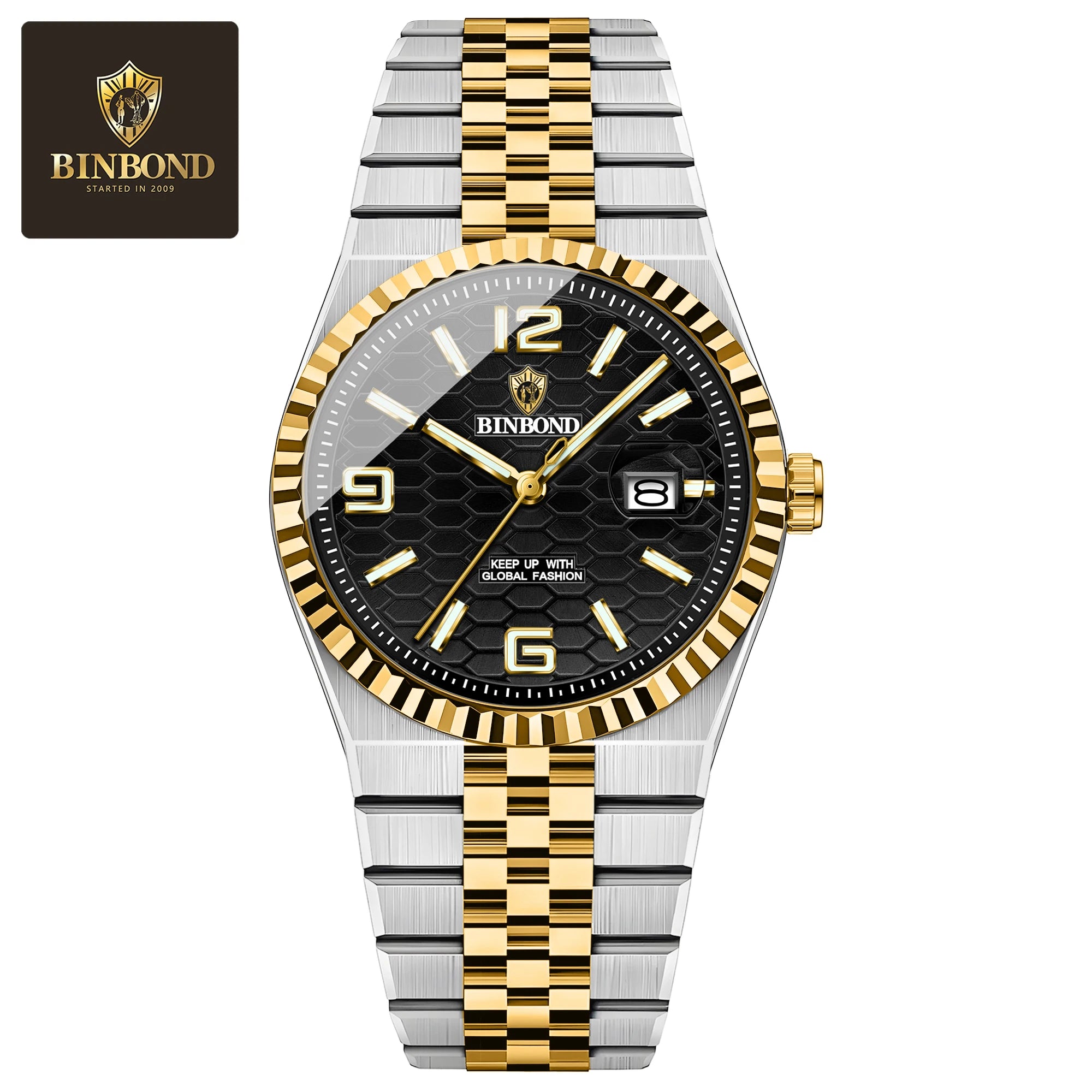 BINBOND Luxury Men Quartz Watch