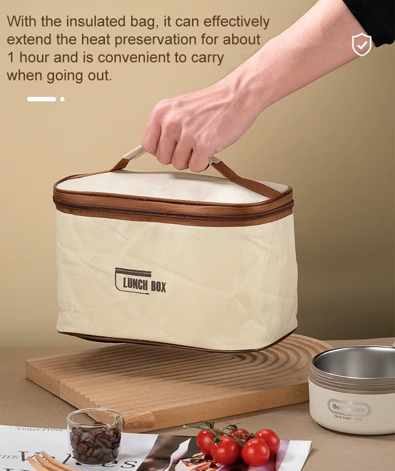 Portable Stackable Keep Warm Food Container for Work, Outdoor Dining