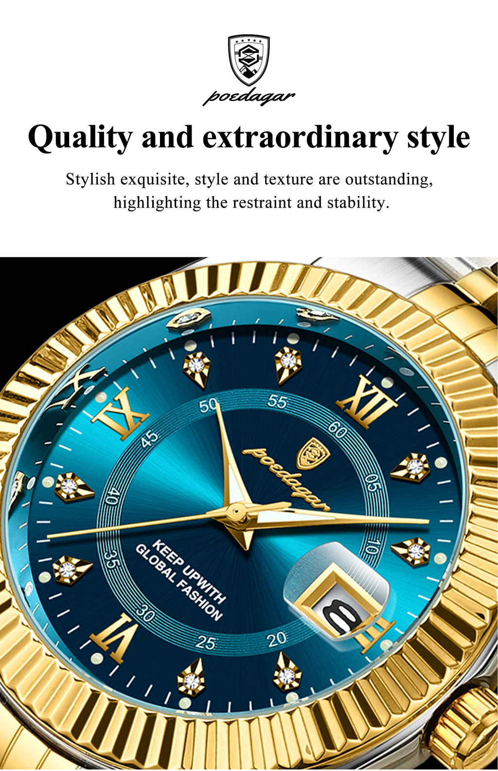 Poedagar Luxury Man Wristwatch